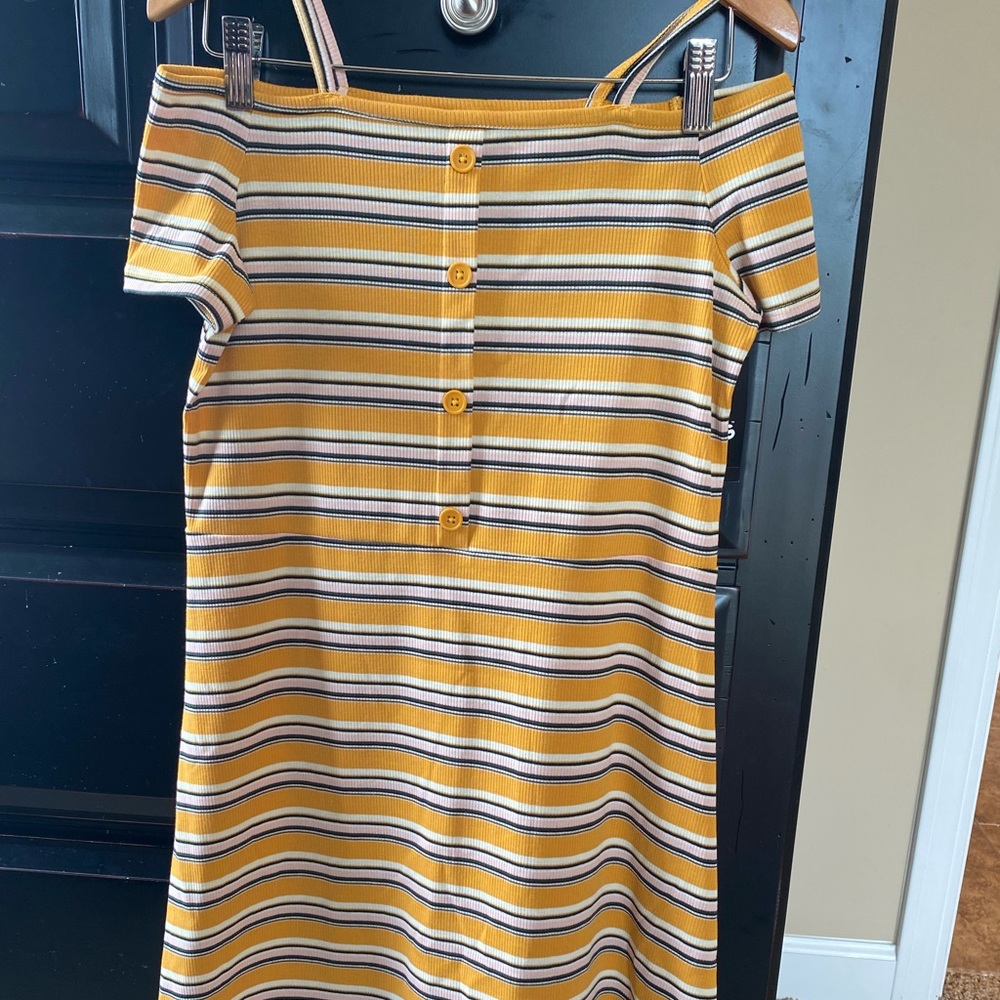 NWT mustard yellow dress